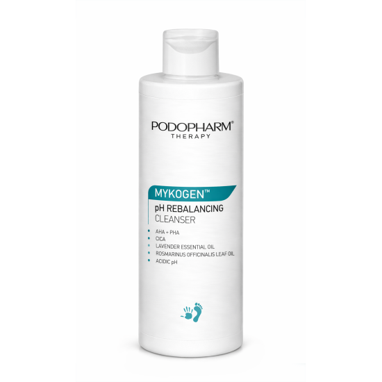 Prikazujem sliko PODOPHARM MYKOGEN® pH milo, 200 ml Slika produkta PODOPHARM MYKOGEN® pH milo, 200 ml