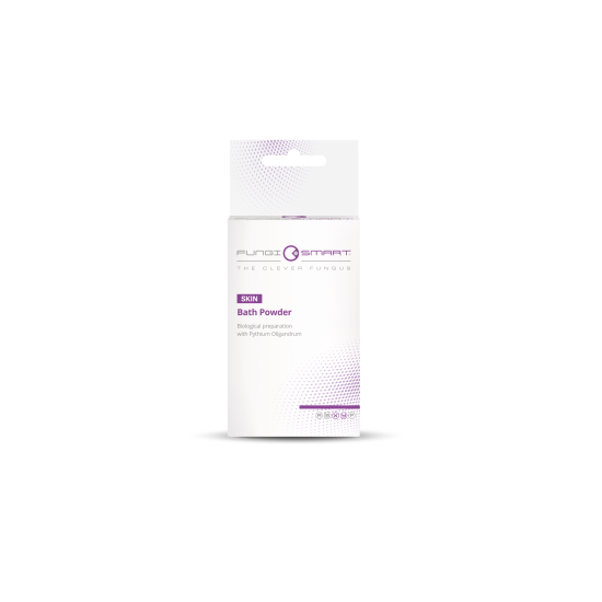 Prikazujem sliko FungiSmart® Prašek za kopel za kožo 3×1 g Slika produkta FungiSmart® Prašek za kopel za kožo 3×1 g