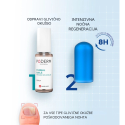 PODERM® Serum in gel kapica za glivične nohte PODERM® Serum in gel kapica za glivične nohte