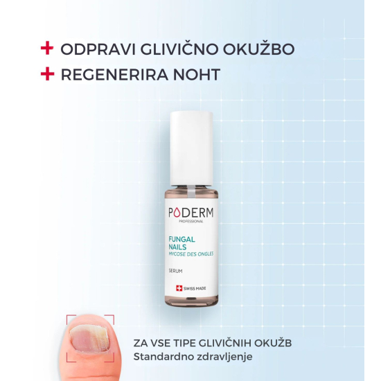 Prikazujem sliko PODERM® Serum proti glivicam na nohtih Slika produkta PODERM® Serum proti glivicam na nohtih