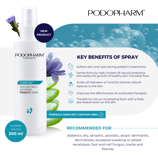 Showing image of PODOPHARM THERAPY Prebiotic spray for skin and nails, 200 ml PODOPHARM THERAPY Prebiotic spray for skin and nails, 200 ml image