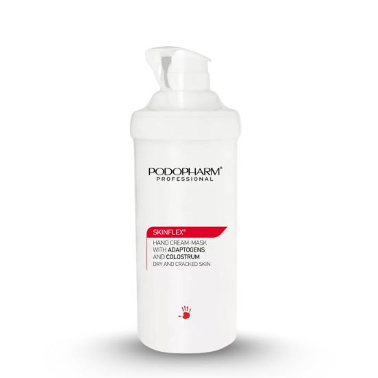 Slika produkta PODOPHARM SKINFLEX® kremna maska za roke z adaptogeni in kolostrumom 500 ml