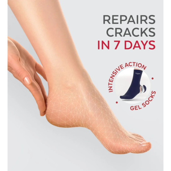 Showing image of PODERM® Crack and calluses care + gel socks, 75 ml PODERM® Crack and calluses care + gel socks, 75 ml image