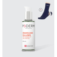 PODERM® Nega razpok in otiščancev + gel nogavice, 75 ml PODERM® Nega razpok in otiščancev + gel nogavice, 75 ml