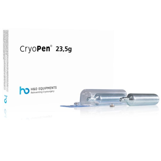 Prikazujem sliko Cryopen B+ kartuše N2O/6 Slika produkta Cryopen B+ kartuše N2O/6