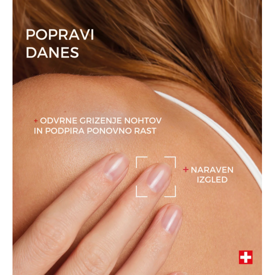 Prikazujem sliko PODERM® Korektivni lak za nohte s proteini, 8 ml Slika produkta PODERM® Korektivni lak za nohte s proteini, 8 ml