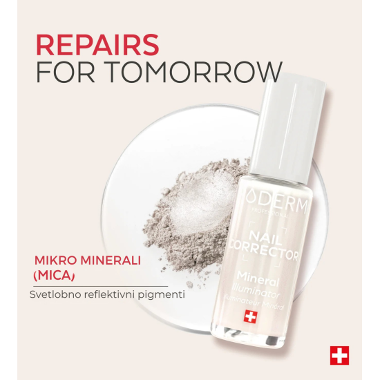 Slika proizvoda PODERM® Korektivni lak za nokte s mineralnim sjajem, 8 ml