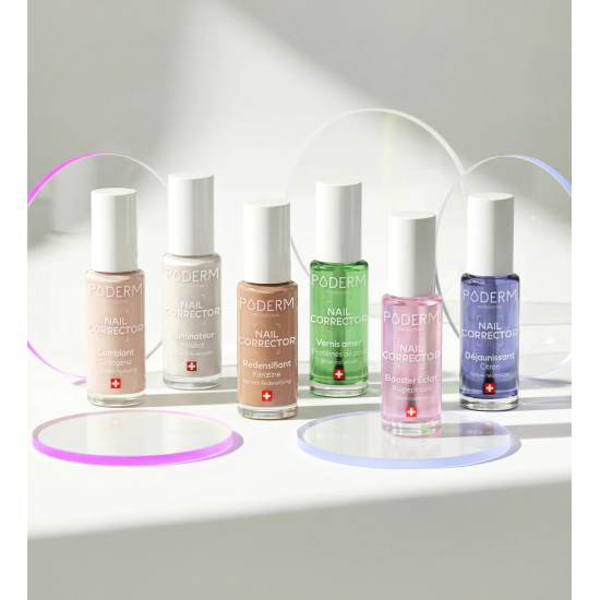 Slika produkta PODERM® Korektivni lak za nohte z biopeptidi, 8 ml
