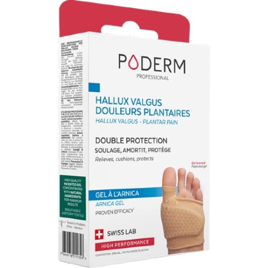 Showing image of PODERM® Hallux Valgus – Double Protection for plantar pain PODERM® Hallux Valgus – Double Protection for plantar pain image